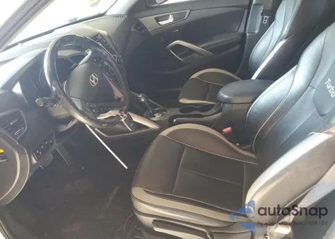 2013 Hyundai Veloster Turbo из США, поврежденный, VIN KMHTC6AE0DU106928